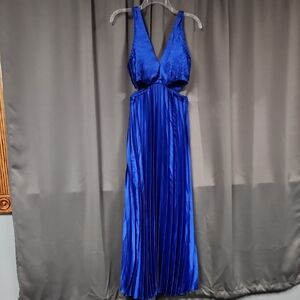 Sincerely Jules Deep Blue Backless Dress